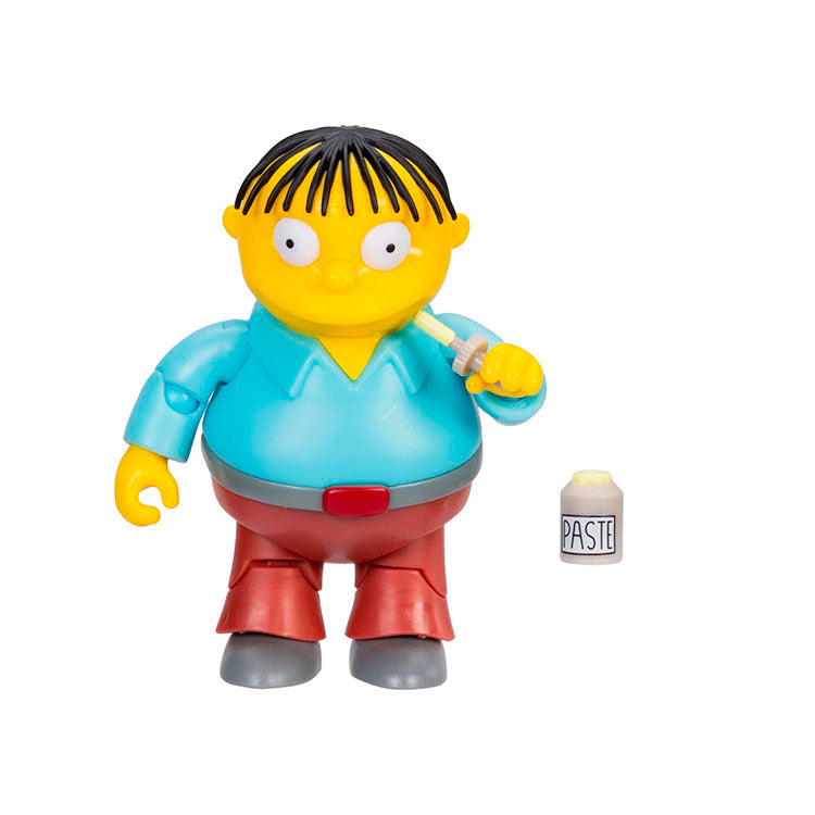 5-inch Ralph Wiggum action figure holding paste stick, with paste jar accessory by Jakks Pacific