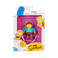 Jakks Pacific 5-inch Ralph Wiggum action figure from The Simpsons with removable paste jar accessory in packaging