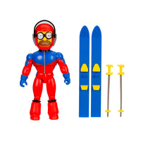 Jakks Pacific 5-inch Sexy Skiing Ned Flanders action figure with skis and poles from The Simpsons.