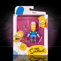 The Simpsons Bart Simpson (Hockey) 5-Inch Scale Action Figure