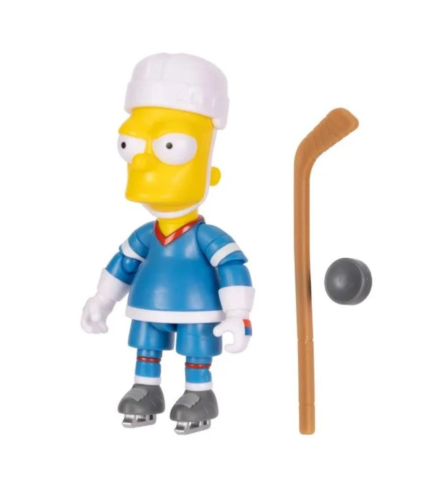 The Simpsons Bart Simpson (Hockey) 5-Inch Scale Action Figure
