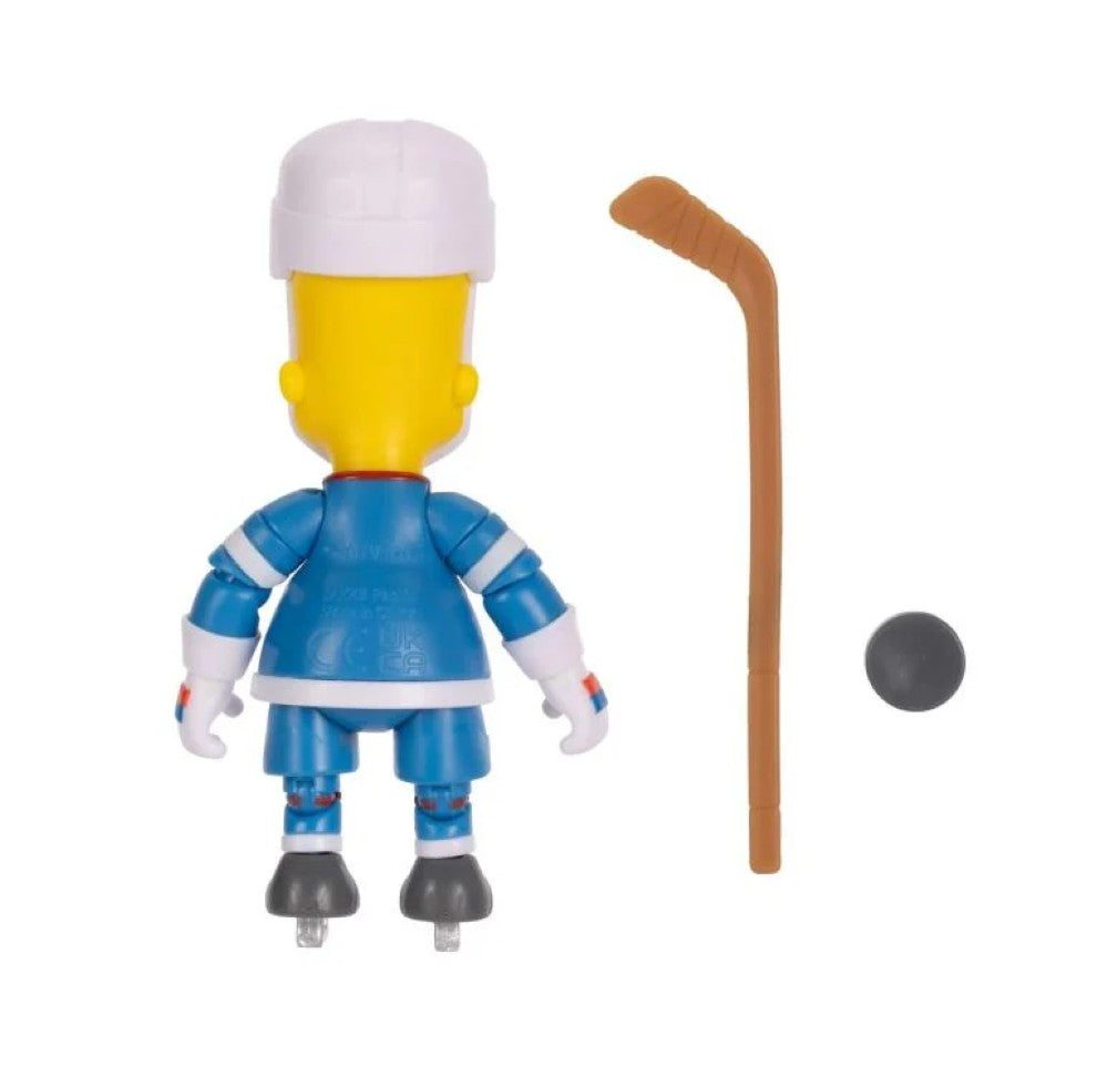 The Simpsons Bart Simpson (Hockey) 5-Inch Scale Action Figure