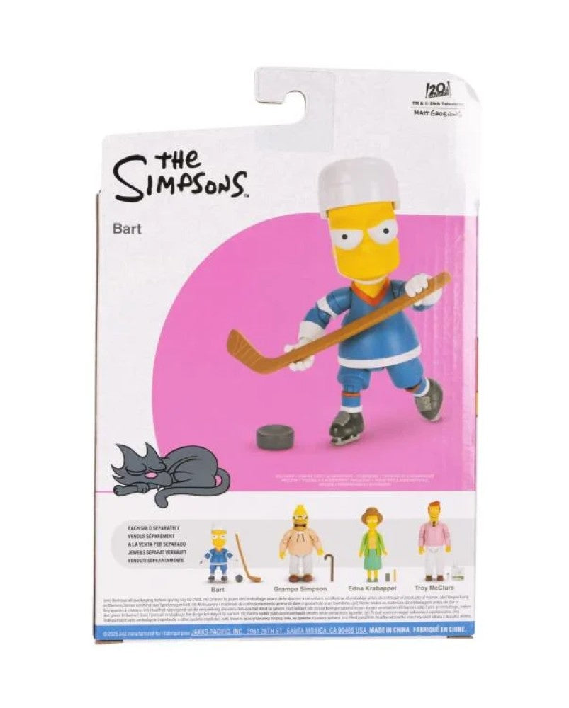 The Simpsons Bart Simpson (Hockey) 5-Inch Scale Action Figure