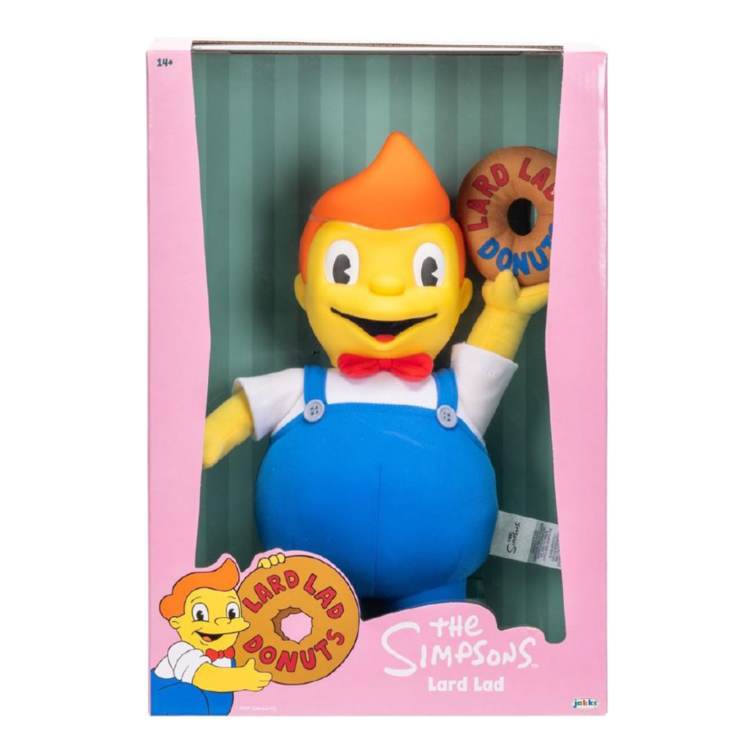 Lard Lad The Simpsons Treehouse of Horror 16 Inch Roto Plush Figure Jakks Pacific