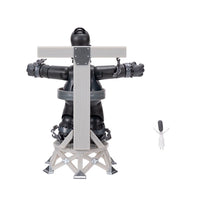 King Homer action figure in restraint chair with mini Marge by Jakks Pacific from Simpsons Treehouse of Horror III.