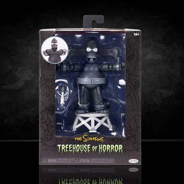 King Homer action figure from The Simpsons Treehouse of Horror III by Jakks Pacific in original packaging