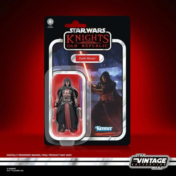 Kenner Star Wars Knights of the Old Republic Darth Revan action figure in vintage style packaging