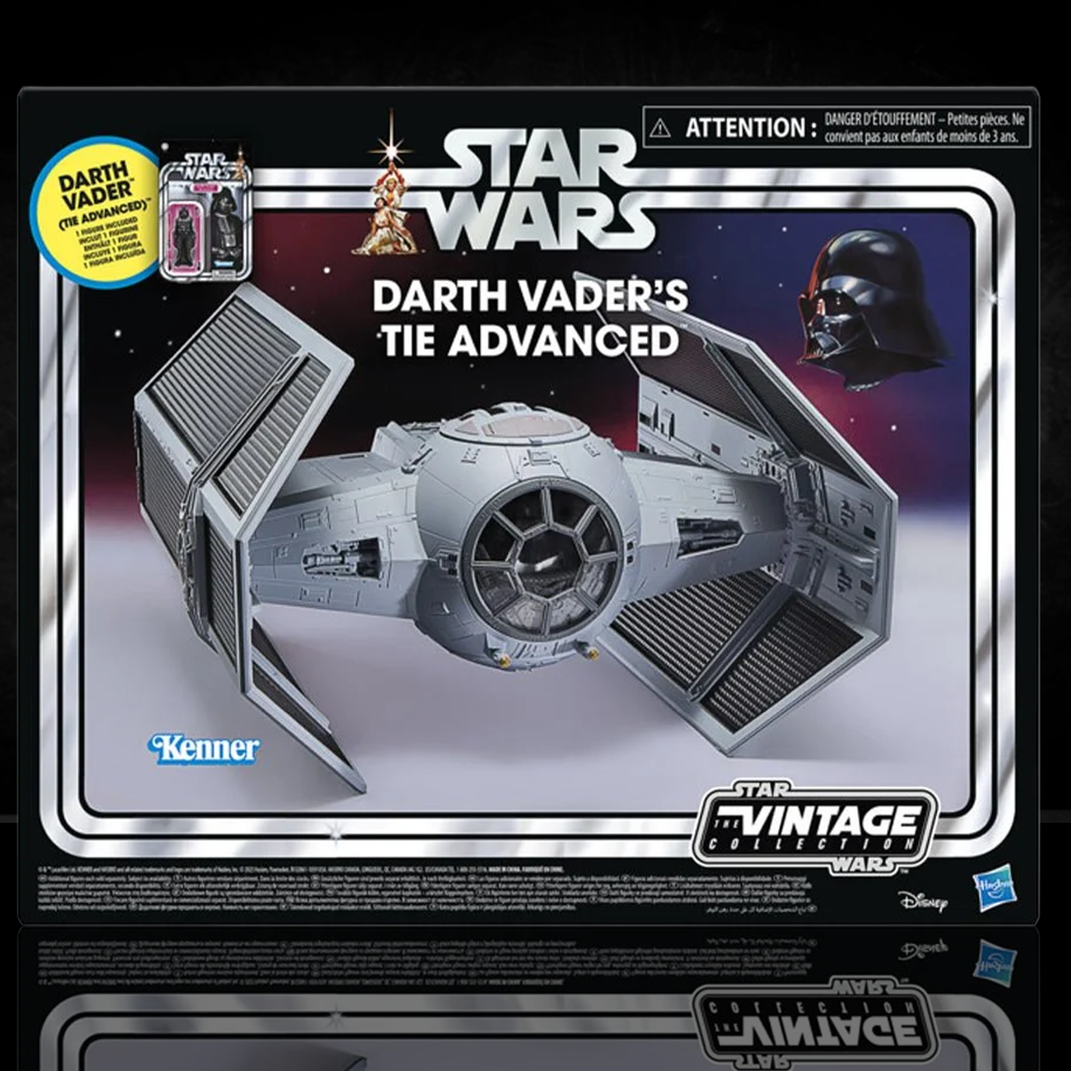 Darth Vader's TIE Advanced Vehicle Star Wars Vintage Collection VC with Figure