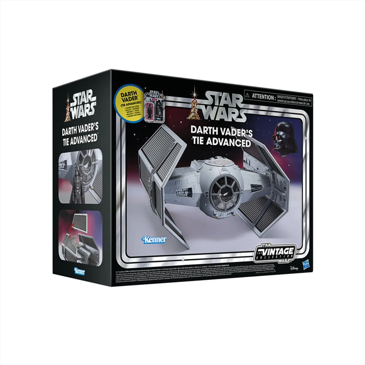 Darth Vader's TIE Advanced Vehicle Star Wars Vintage Collection VC with Figure