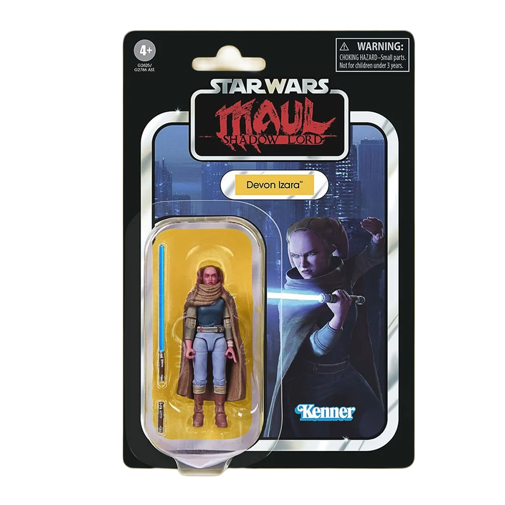 Devon Izara 3 3/4-Inch Action Figure - Star Wars The Vintage Collection by Hasbro packaged action figure