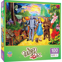 The Wizard of Oz 100 Piece Follow the Yellow Brick Road Jigsaw Puzzle Master Pieces