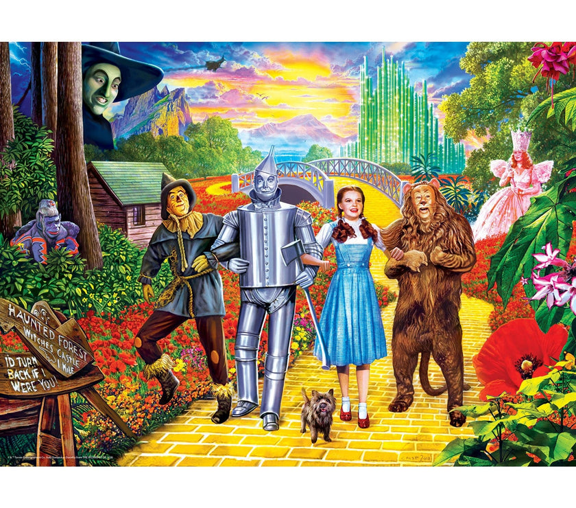 The Wizard of Oz 100 Piece Follow the Yellow Brick Road Jigsaw Puzzle Master Pieces