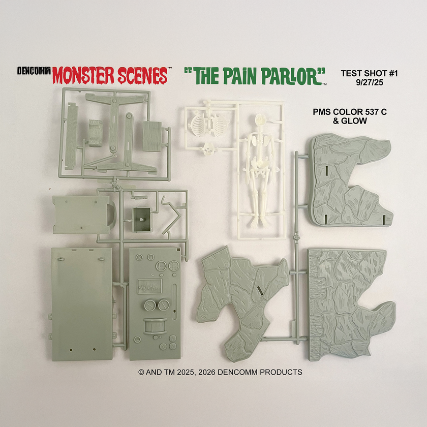 DENCOMM Monster Scenes The Pain Parlor Limited Edition Model Kit - 55t
