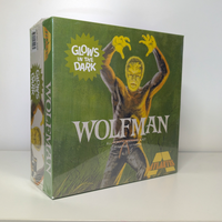 Glow in the Dark Wolfman Model Kit 1/8 Scale Atlantis Models - Made in USA packaged collectible kit with vintage monster artwork