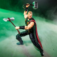 Thor Marvel Legends Series Action Figure by Hasbro with Mjolnir and Stormbreaker 6-Inch wielding both hammers