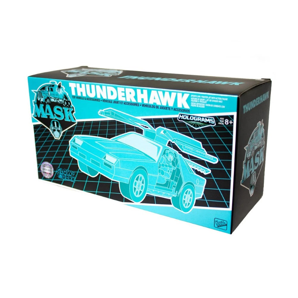 M A S K Thunderhawk box with turquoise vehicle artwork and holograms label