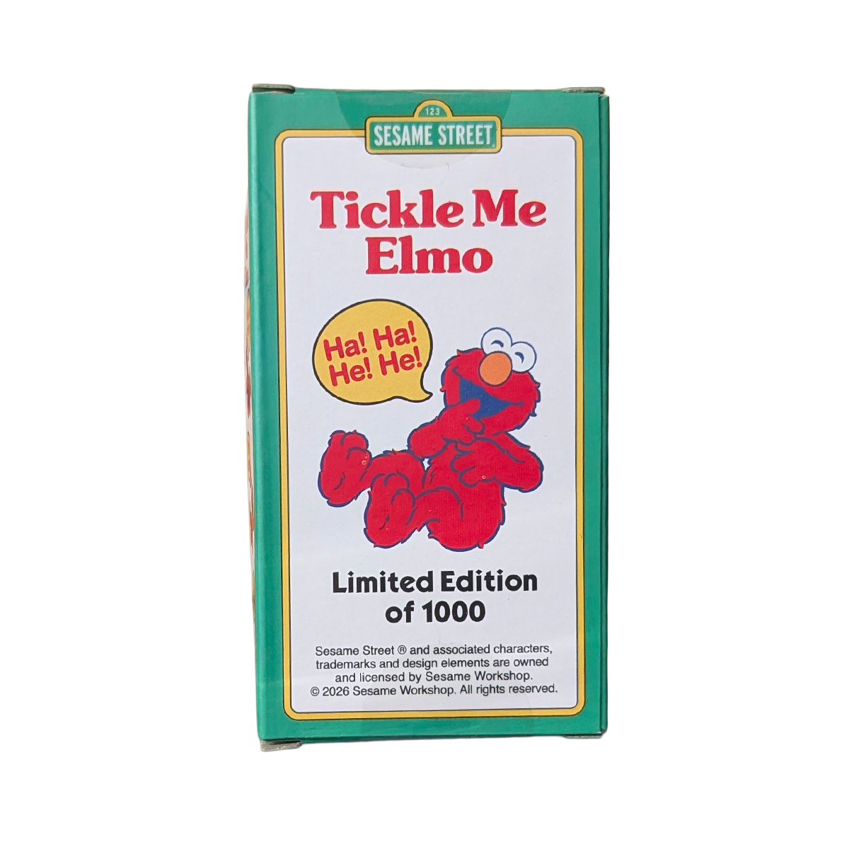 Elmo 3 3/4-Inch Action Figure - Sesame Street Tickle Me Elmo ReAction Figure by Super7 in collectible box