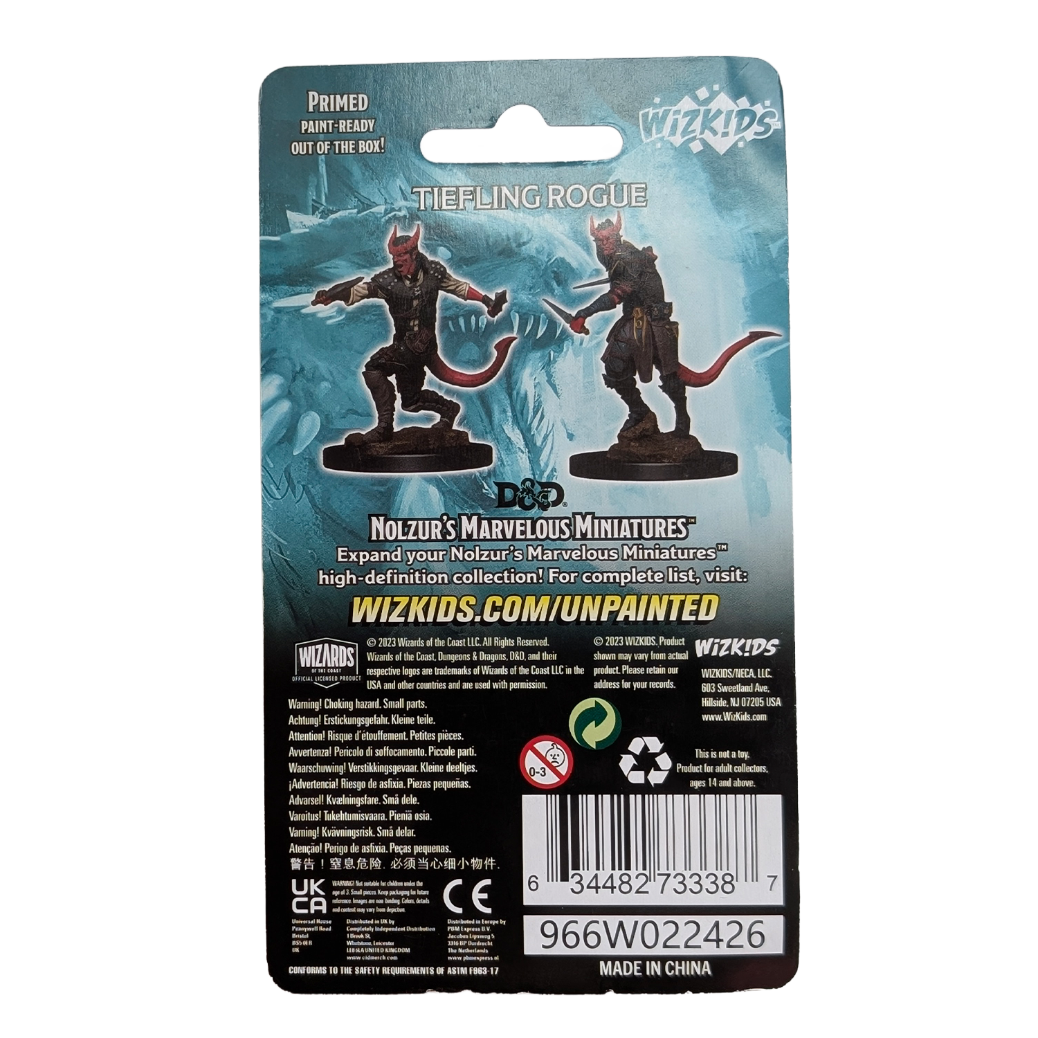 Tiefling Male Rogue - D&D Nolzur's Marvelous 1.5 inch Mini-Figure 2-Pack WizKids