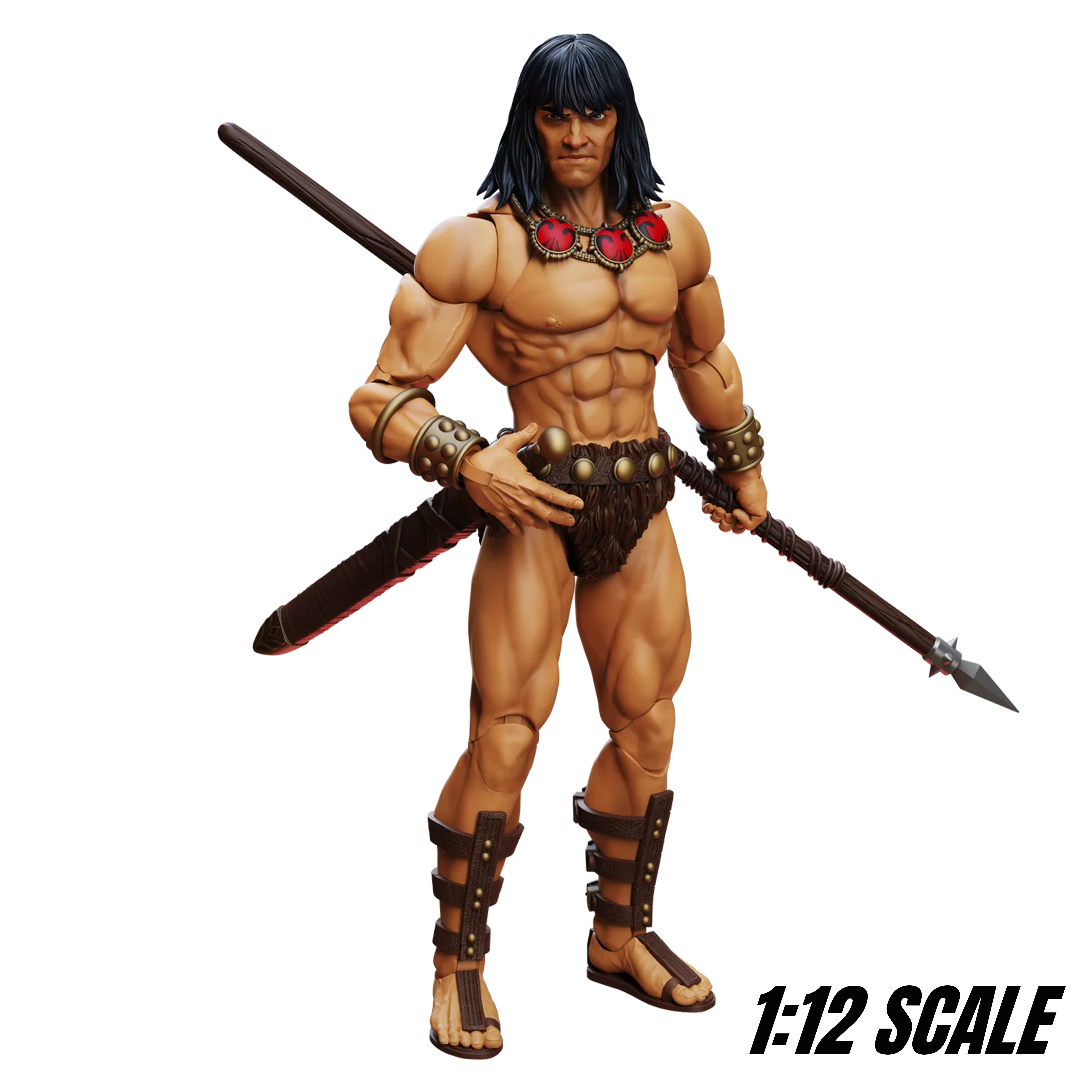 Conan Tower of the Elephant 2-Pack 6" Boss Fight Figure Epic HACKS showing Conan warrior figure by Boss Fight Studio