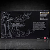 Hasbro Transformers Generations Selects Age of the Primes 18-inch G1 Trypticon collector's box art and details