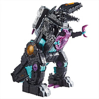 Hasbro Transformers Generations Selects 18-inch G1 Trypticon figure in dinosaur mode with detailed colors and articulation