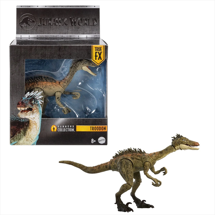 Troodon Jurassic World Hammond Collection Action Figure Dominion 8"