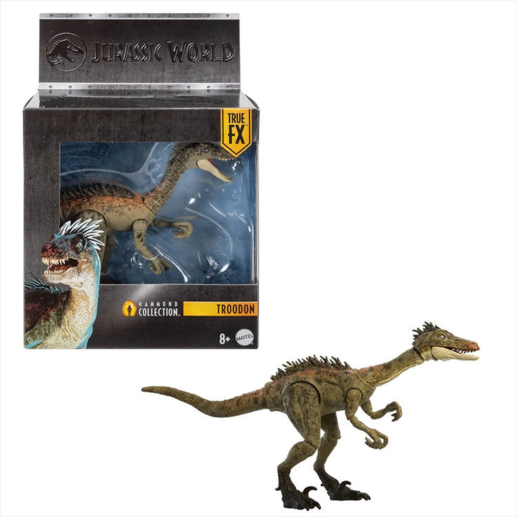 Troodon Jurassic World Hammond Collection Action Figure Dominion 8"