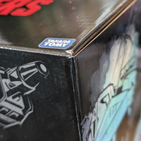 Hasbro Transformers Generations Selects Age of the Primes 18-inch G1 Trypticon boxed packaging corner close-up