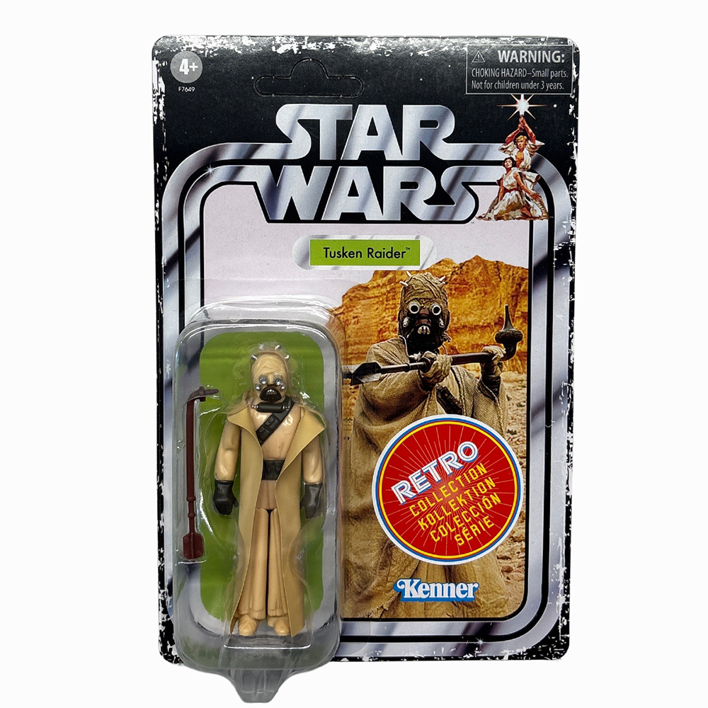 Tusken Raider Star Wars Retro Collection Action Figure 1:18 Scale ANH by Kenner in collectible packaging