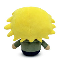 South Park Tweek Tweak 9-Inch Plush by Youtooz showing back with spiky yellow hair and green jacket.