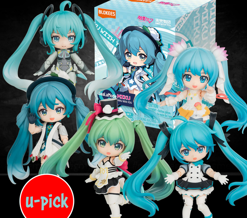 Hatsune Miku DaaLaMode Series U-PICK Miku With You Blokees Model Kit