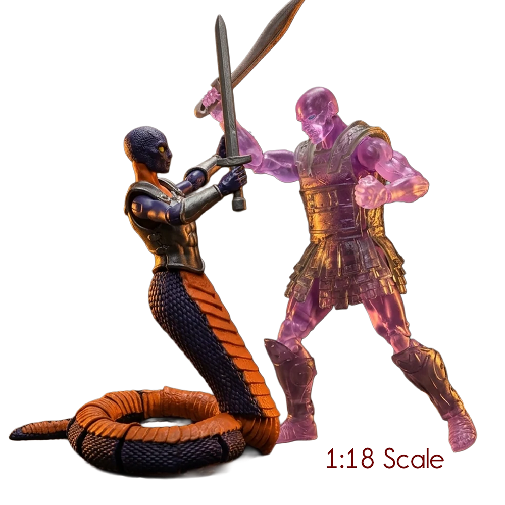 Undead Warrior & Ringneck Gorgon Vitruvian H.A.C.K.S. Eternal Struggle 2-Pack Action Figures Boss Fight Studio figures
