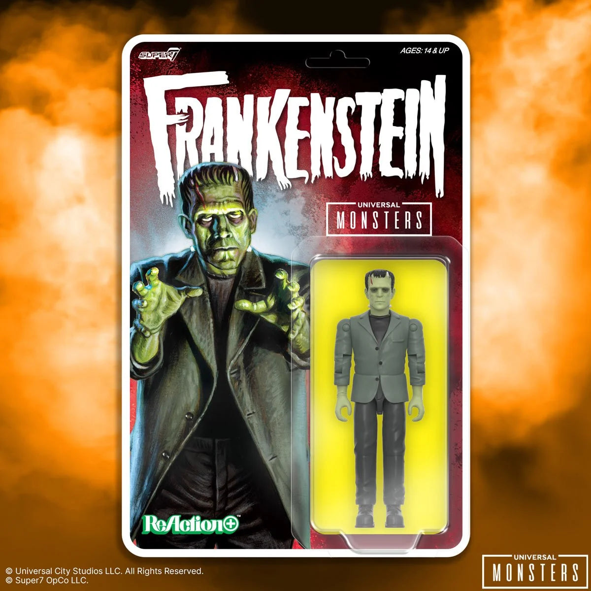 Frankenstein Universal Monsters Super7 ReAction+ 3.75-Inch Action Figure