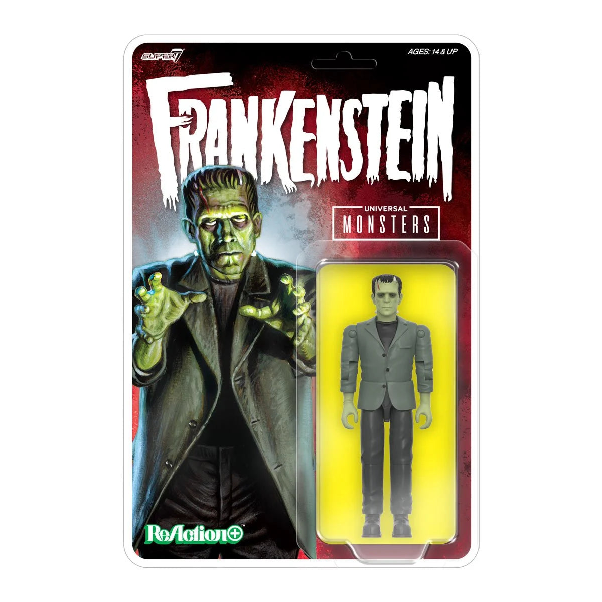 Frankenstein Universal Monsters Super7 ReAction+ 3.75-Inch Action Figure