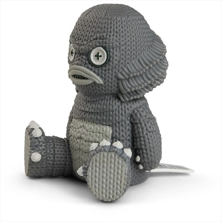 Universal Monsters Creature from the Black Lagoon #242 vinyl figure with knitted texture design by Handmade by Robots