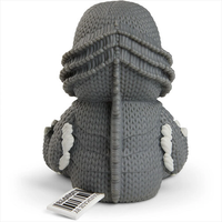 Back view of Universal Monsters Creature from the Black Lagoon #242 vinyl figure showing knitted texture Handmade by Robots