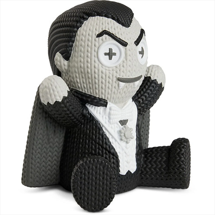 Universal Monsters Dracula #239 Handmade by Robots vinyl figure with knit texture and vampire cape Handmade by Robots