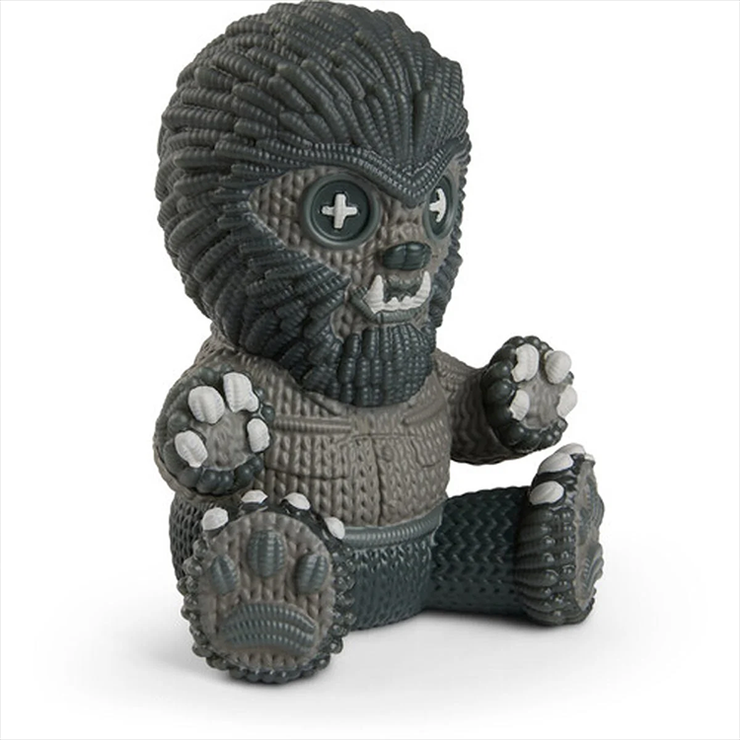 Universal Monsters The Wolf Man #247 Vinyl Figure with knit texture sitting pose by Handmade by Robots