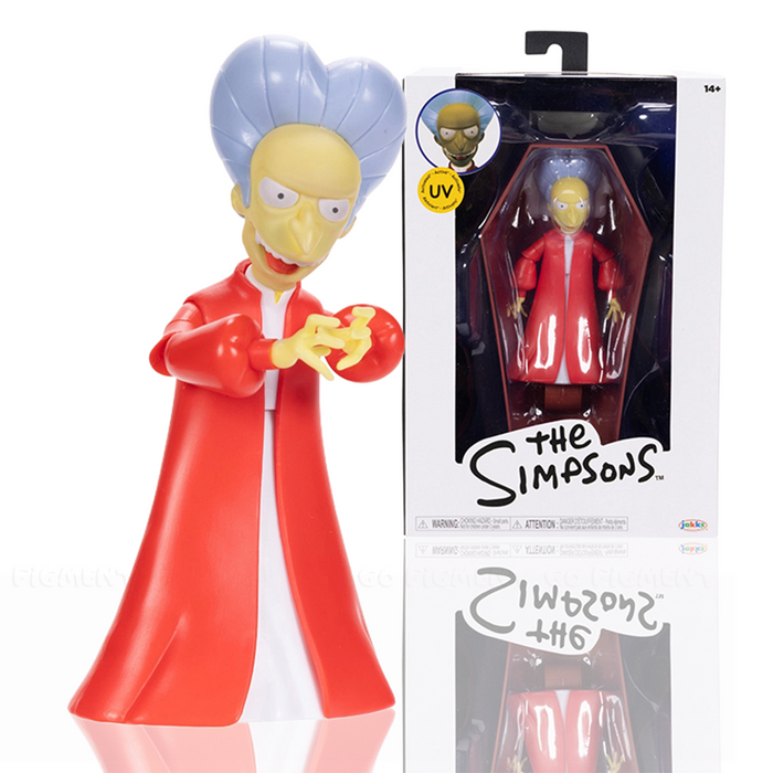 Vampire Mr. Burns Premium Action Figure The Simpsons 5" Coffin UV Jakks 1:12 collectible toy by Jakks Pacific
