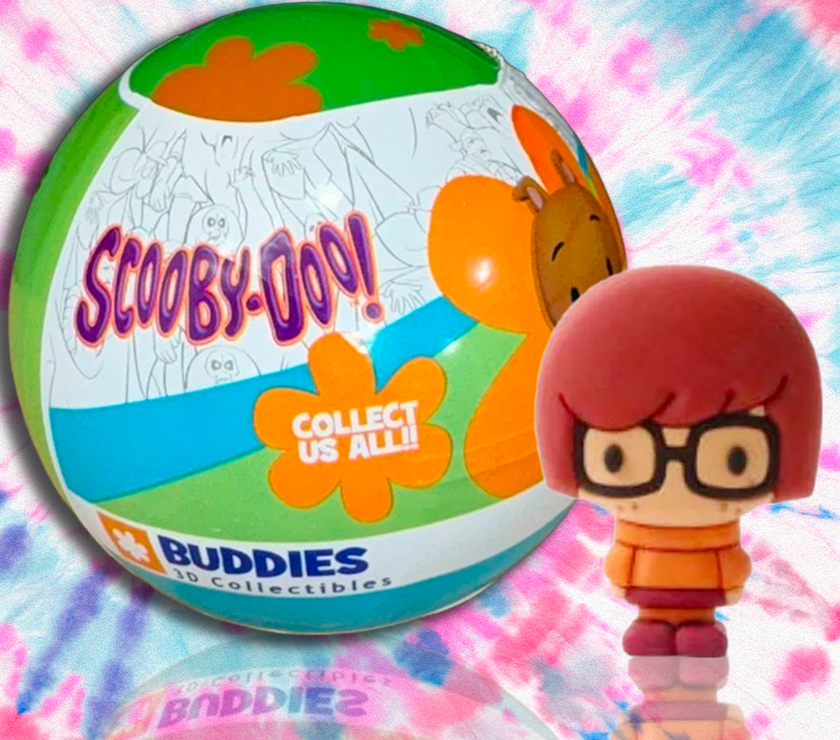 Scooby-Doo Buddies 3D Mini Figure with colorful Mystery Ball packaging by UCC collectible toy display