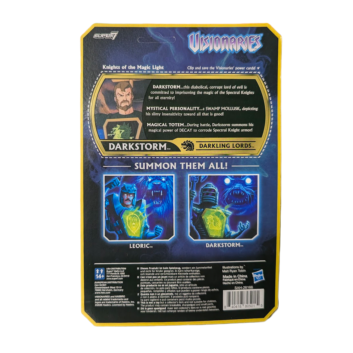 Darkstorm Visionaries 3.75-Inch Action Figure  ReAction+  Super7