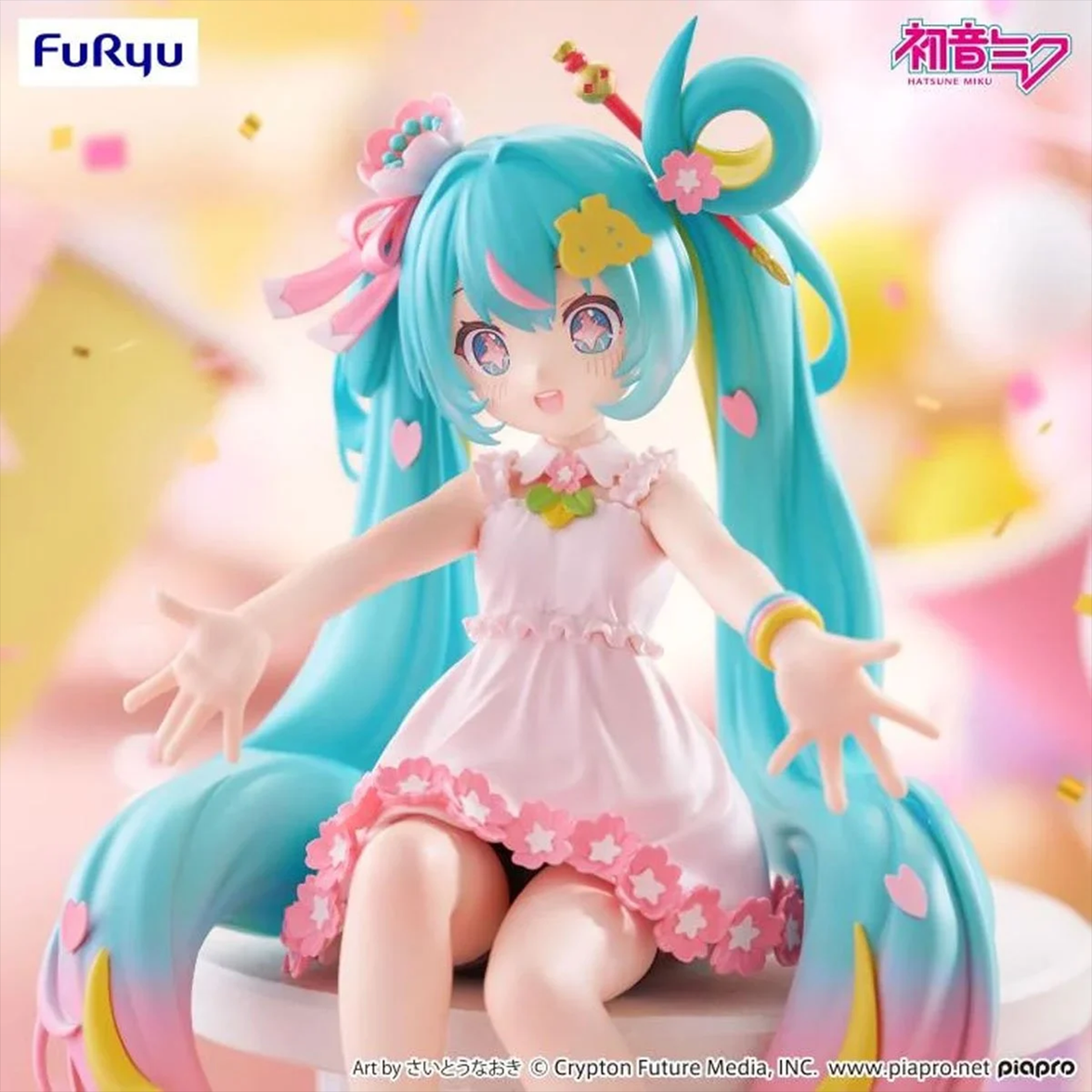 Hatsune Miku 10th Anniversary Noodle Stopper Statue FuRyu
