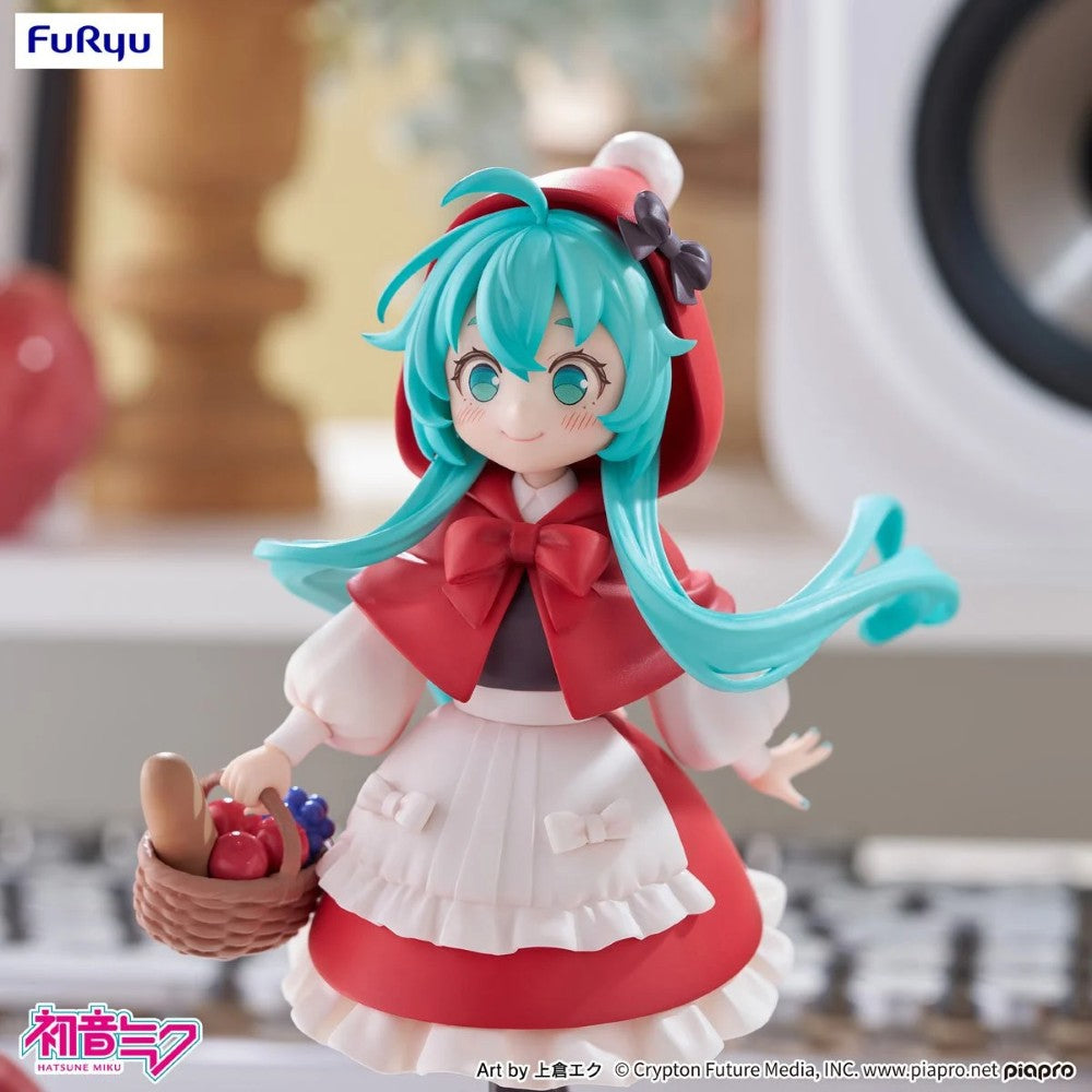 Vocaloid Hatsune Miku Little Red Riding Hood Version Desktop Fairy Statue by FuRyu new in box by Banpresto collectible