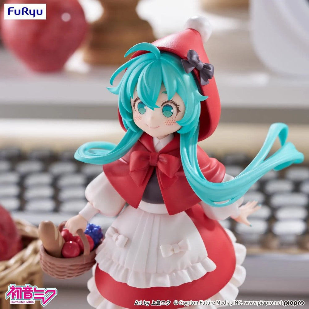 Vocaloid Hatsune Miku Little Red Riding Hood Version Desktop Fairy Statue by FuRyu new in box collectible by Banpresto