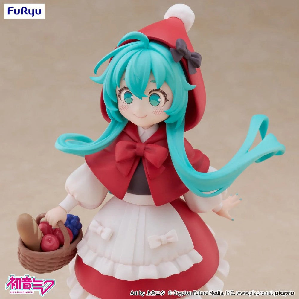 Vocaloid Hatsune Miku Little Red Riding Hood Version Desktop Fairy Statue by FuRyu new in box collectible by Banpresto