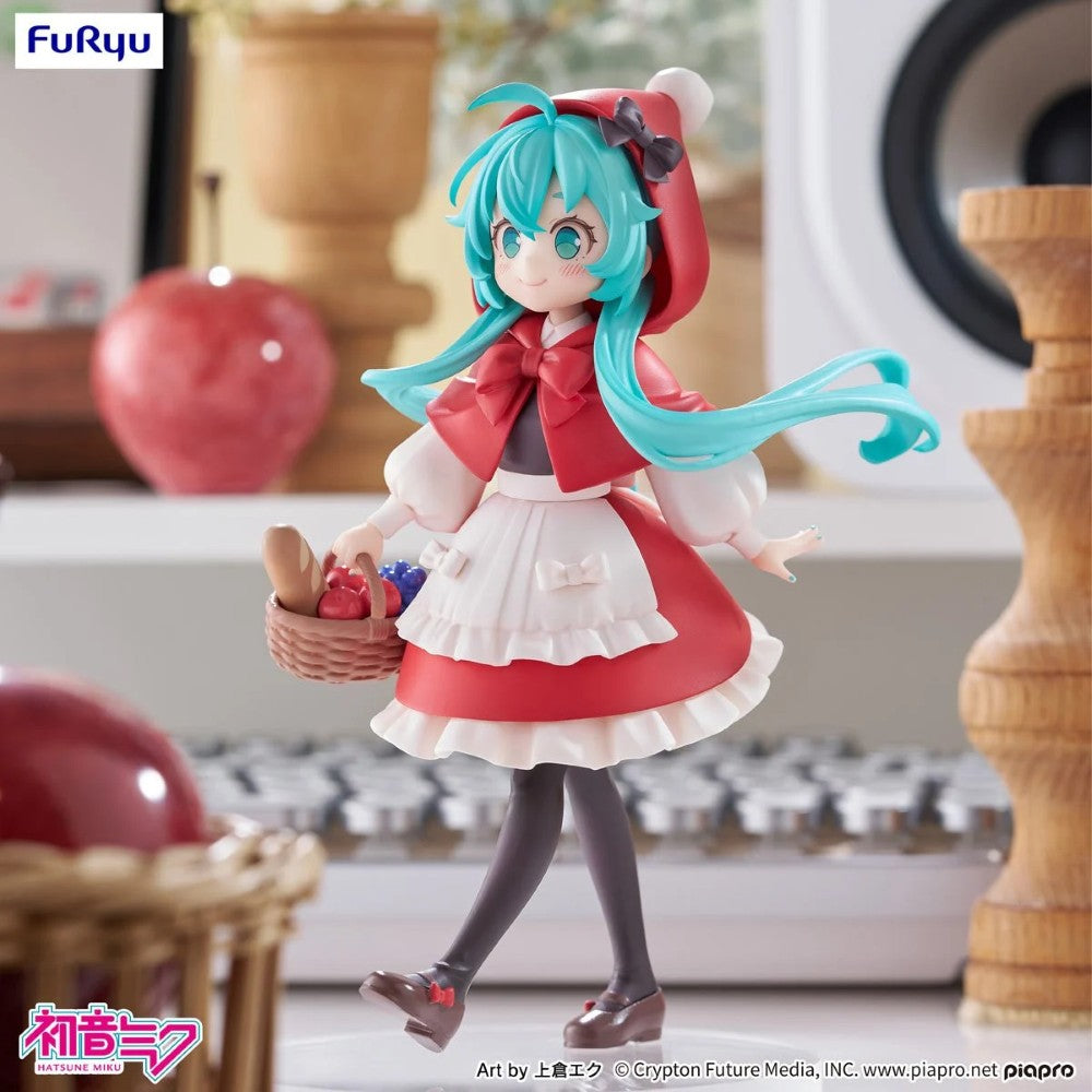 Vocaloid Hatsune Miku Little Red Riding Hood Version Desktop Fairy Statue by FuRyu new in box by Banpresto collectible