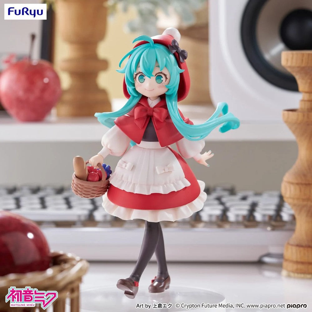 Vocaloid Hatsune Miku Little Red Riding Hood Version Desktop Fairy Statue by FuRyu new in box collectible by Banpresto