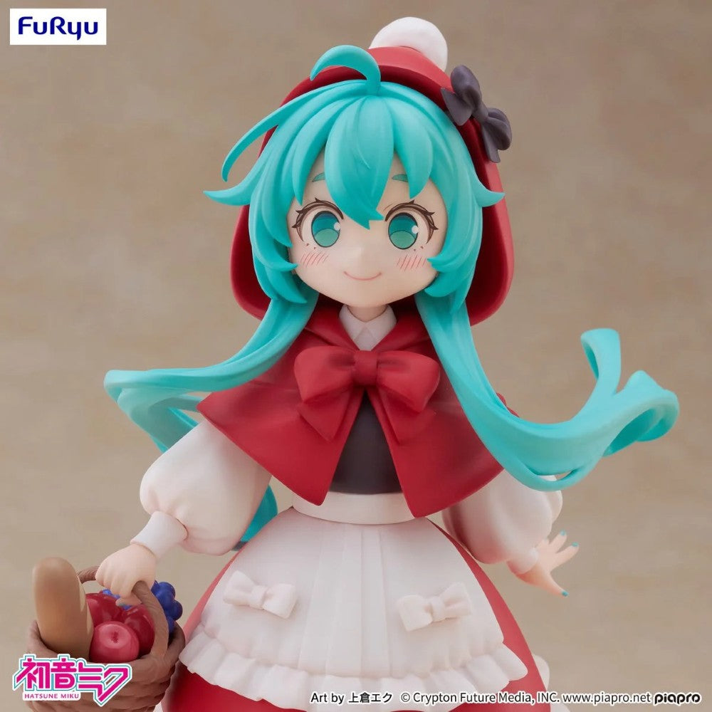 Vocaloid Hatsune Miku Little Red Riding Hood Version Desktop Fairy Statue by FuRyu new in box collectible by Banpresto