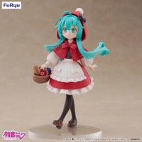 Vocaloid Hatsune Miku Little Red Riding Hood Version Desktop Fairy Statue by FuRyu new in box collectible by Banpresto
