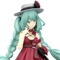 Vocaloid Hatsune Miku Outing Dress Red Color Version Trio-Try-iT Statue by FuRyu new in box Banpresto collectible figure